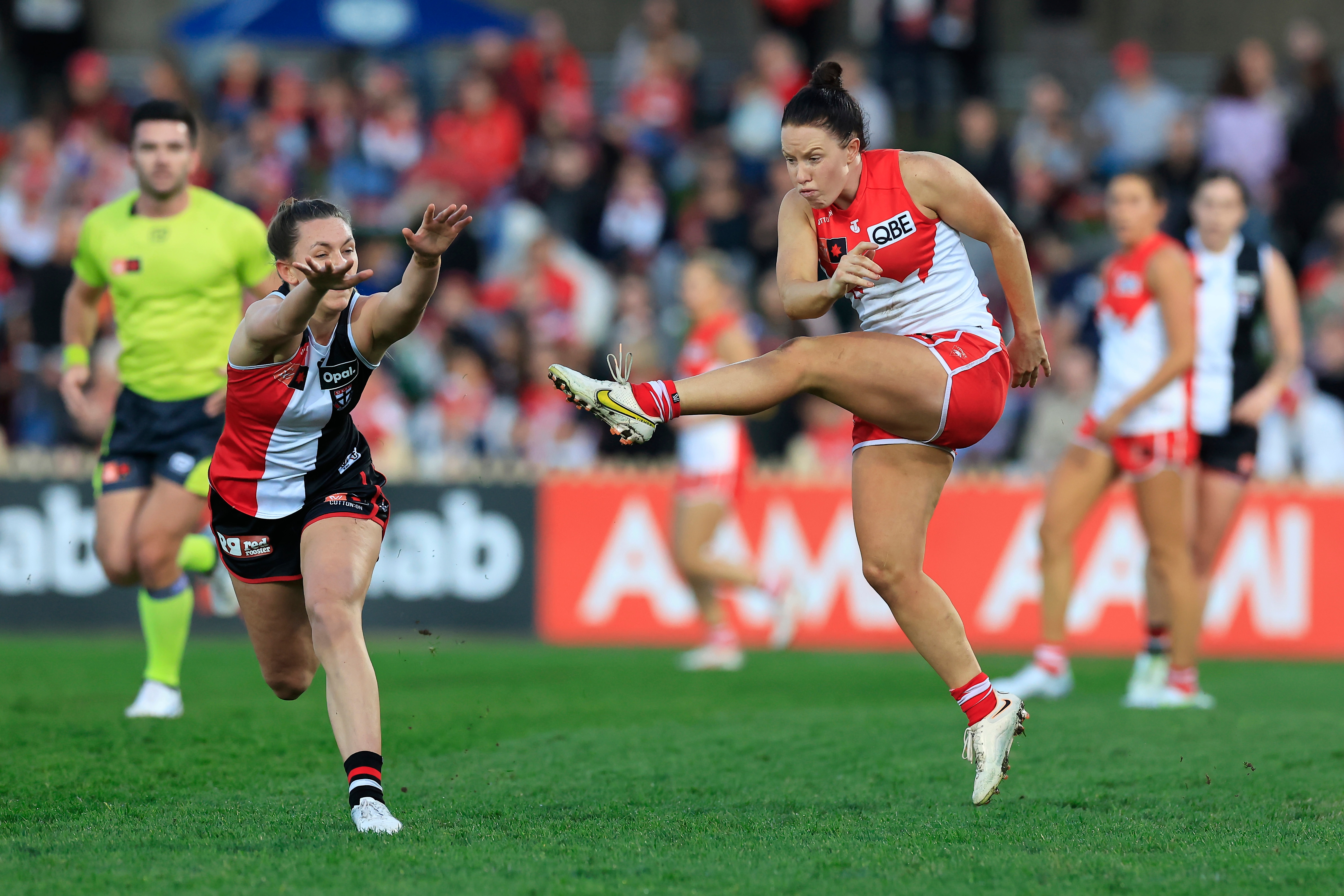 Swans valiant in defeat in AFLW season opener