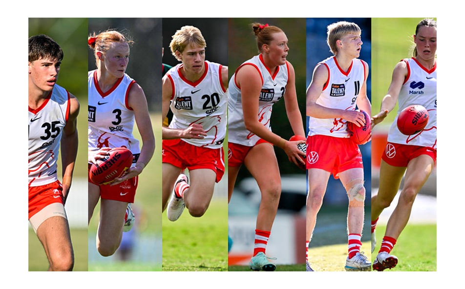2025年のMarsh Afl National Futures Squadsの6人の白鳥