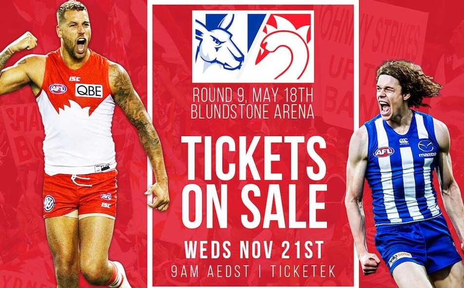 Round 9 in Hobart ticket information