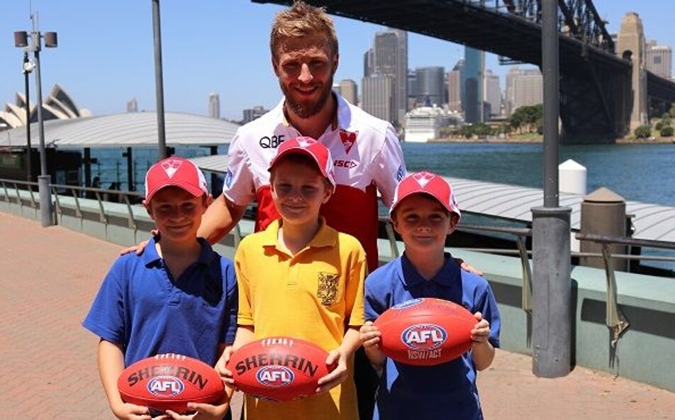 Jack Kicks Off New Season For Afl Juniors At Luna Park