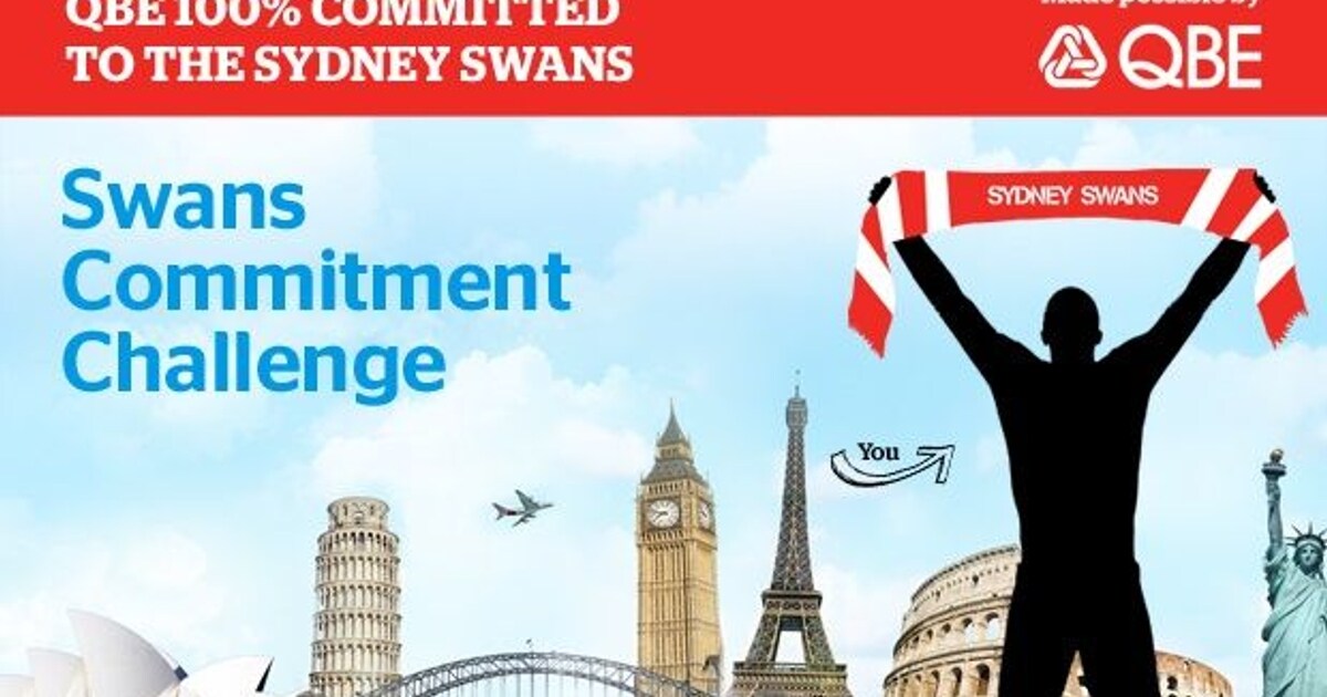 Win in our Swans Commitment Challenge