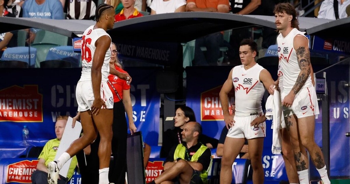 Swans suffer injury blow with key forward subbed
